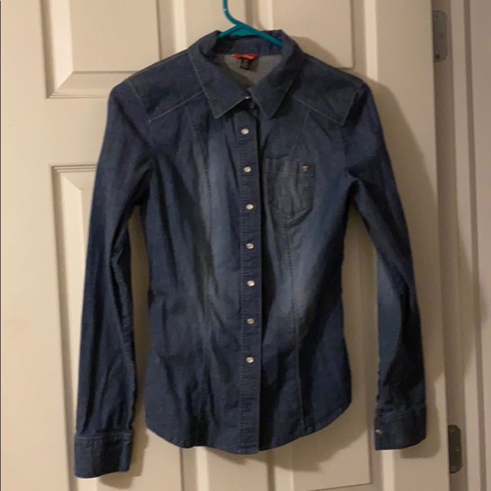 Jean Button Down